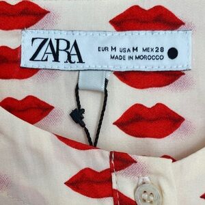 NWT Zara Lips 👄 Dress Sz Medium